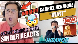 Gabriel Henrique - Hurt (Christina Aguilera) | SINGER REACTION