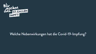 Welche Nebenwirkungen hat die Covid-19-Impfung?