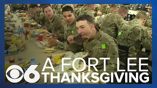 For these Fort Lee soldiers, their first Thanksgiving away from home holds a special meaning