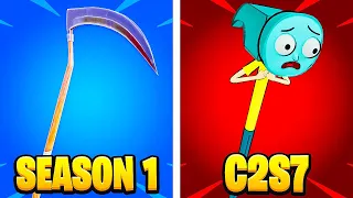 The SWEATIEST Fortnite Pickaxe Of Each Season