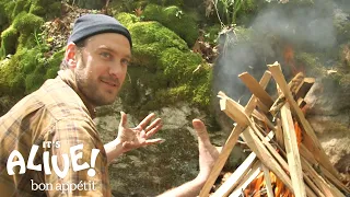 Brad Grills Steak on a Campfire | It's Alive with Brad | Bon Appétit