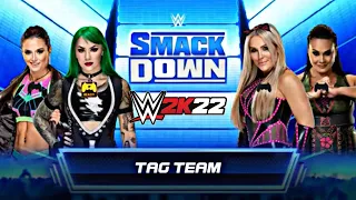 WWE2K22: Shotzi & Tegan Nox vs. Tamina & Natalya 'SmackDown'.