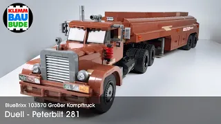 BlueBrixx 103570 Großer Kampftruck – Peterbilt 281 aus ‚Duell‘ – modifiziert + Prints