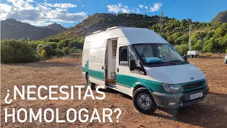 ¿ CAMPERIZAR FURGONETA CAMPER SIN HOMOLOGAR o CON HOMOLOGACIÓN ?