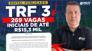 Análise do edital TRF 3 2024: 269 Vagas para técnico e analista