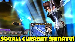 Squall CURRENT SHINRYU Using His FR & BT Phase! | Kelger Lost Chapter SHINRYU [DFFOO JP]