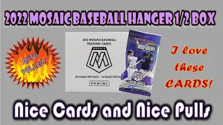 The other HALF...2022 Mosaic Baseball Hangers- AUTO and #'ed pulls!