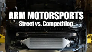 Mk6 GTI ARM Motorsports Intercooler Comparison (Street vs. Competition)