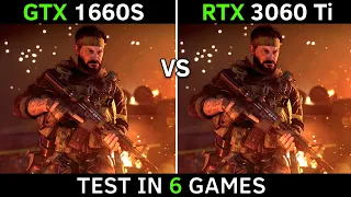 GTX 1660 SUPER vs RTX 3060 Ti | Test In 6 Games