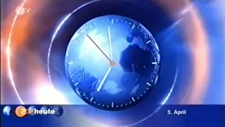 ZDF heute 19 Uhr Intro (05.04.2009)