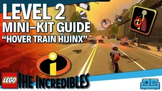 LEGO THE INCREDIBLES | LEVEL 2 MINIKITS LOCATION GUIDE