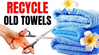 DIY - 3 Ideas to Recycle Old Towels