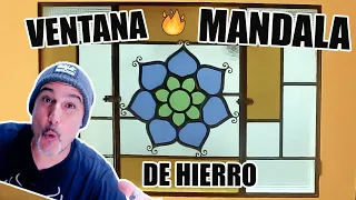 🪟 💕Como HACER una ventana MANDALA de hierro 💕