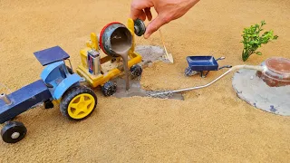 top diy mini tractor making wood cutting machine science project @sanocreator @Minirustic