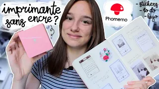 • Une imprimante sans encre?⎪Crash test Phomemo⎪+ exemple Bullet Journal⎪ZoWé