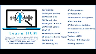 SAP HR/HCM: PA Introduction