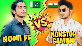 NOMI FF Vs NG Squad🥶 4V4 Against Nonstop Gaming free fire | Pak Vs Ind