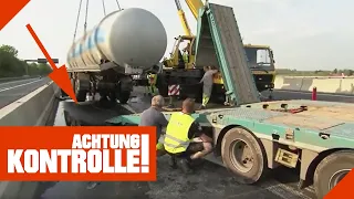 "Da ist Kacka!" LKW verliert Gülle auf der Fahrbahn! | 1/2 | Kabel Eins | Achtung Kontrolle