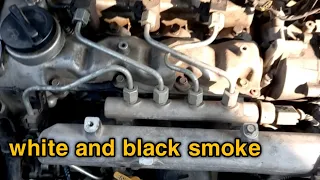 Hyundai Grand i10 CRDI black and white smoke problem