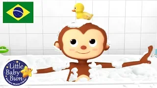 Canções para Bebe | Canção do Banho | CANTAR COMIGO! | Little Baby Bum em Português