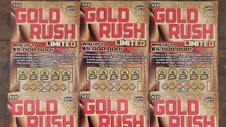 Gana 5 MILLONES de Dolares con Raspaditos de Lotería. Secreto REVELADO! Ticket GOLD RUSH LIMITED!