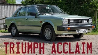 1983 Triumph Acclaim Goes For a Drive