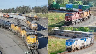 Nonstop Freight Trains at West Colton! Railfanning 12/26/2022