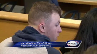 Man accused of shooting officers to be committed after insanity plea