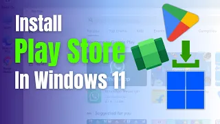 How to install google play store in Windows 11 | WSA with Google Play Store - MrTechno