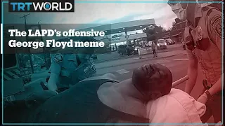 LAPD officers circulated offensive George Floyd meme – reports
