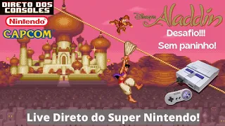 Aladdin sem Paninho! - Live Direto do Super Nintendo!