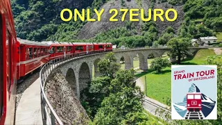 World’s Best Train Ride ( Bernina Express: Tirano-St. Moritz )