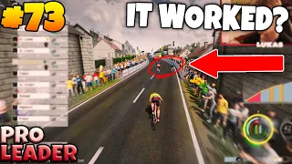 THIS TACTIC WORKED??? - Pro Leader #73 | Tour De France 2021 PS4 (TDF PS5 Gameplay)