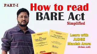 How to Read BARE Act? Judiciary exams 📚🖋 Bare Act, PART-I