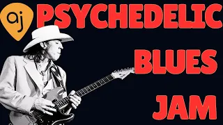 Mellow Psychedelic Blues Jam Track | Guitar Backing Track (E Dorian / 58 BPM)