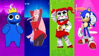 Circus Baby(SugarCrash) x Zero Two(2 Phut hon) x Blue(Believer) x Sonic(Miss you)