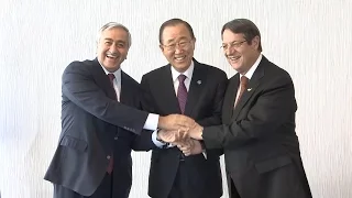 Ban expresses UN's "full support and commitment" to Cyprus peace talks