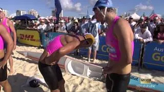 Aussies 2012 - Open Mens Surf Race Final. [HD]