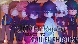 Jujutsu Sorcerers react to Toji Fushiguro IShibuva Arc |I Juiutsu Kaisen react||2/2||GCRV||