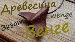 Древесина экзотического дерева Венге