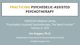 Practicing Psychedelic Assisted Psychotherapy - Jim Hopper, PhD