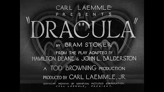 Dracula (1931) DES stereo opening title [RS20220907 DES stereo mix]