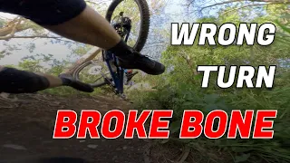 RIDE //-1: Broke Bone X2 by wrong turn on trail. Trilhos de Monsanto