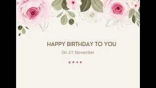 27 November Birthday Status | 27 November Birthday Whatsapp Status | #birthday #birthdaywishes