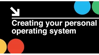 Startup CEO: Creating Your Personal Operating System