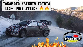 Tests Day Rallye Monte Carlo WRC 2022 Takamoto KATSUTA Toyota GR Yaris Rally1 by Ouhla Lui