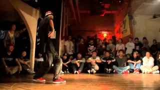 SHUHO(HOUSE OF NINJA) vs WAPPER(BORN 2 FUNK) DANCE@LIVE 2014 FREESTYLE KANTO vol.4 【QUARTERFINAL】