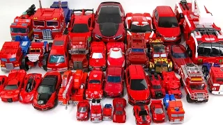 Red Color Transformers HelloCarbot Tobot 34 Vehicle Car Truck Transform Robot Car Toys