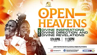 MID-NIGHT PRAYER: COMMANDING THE DAY-OPEN HEAVENS. 05-04-2024