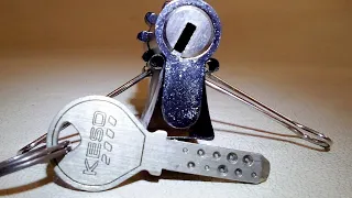 How to open Euro Lock " KESO " 2000 . Picking. My first Keso ;-)) #locksport #lockpick